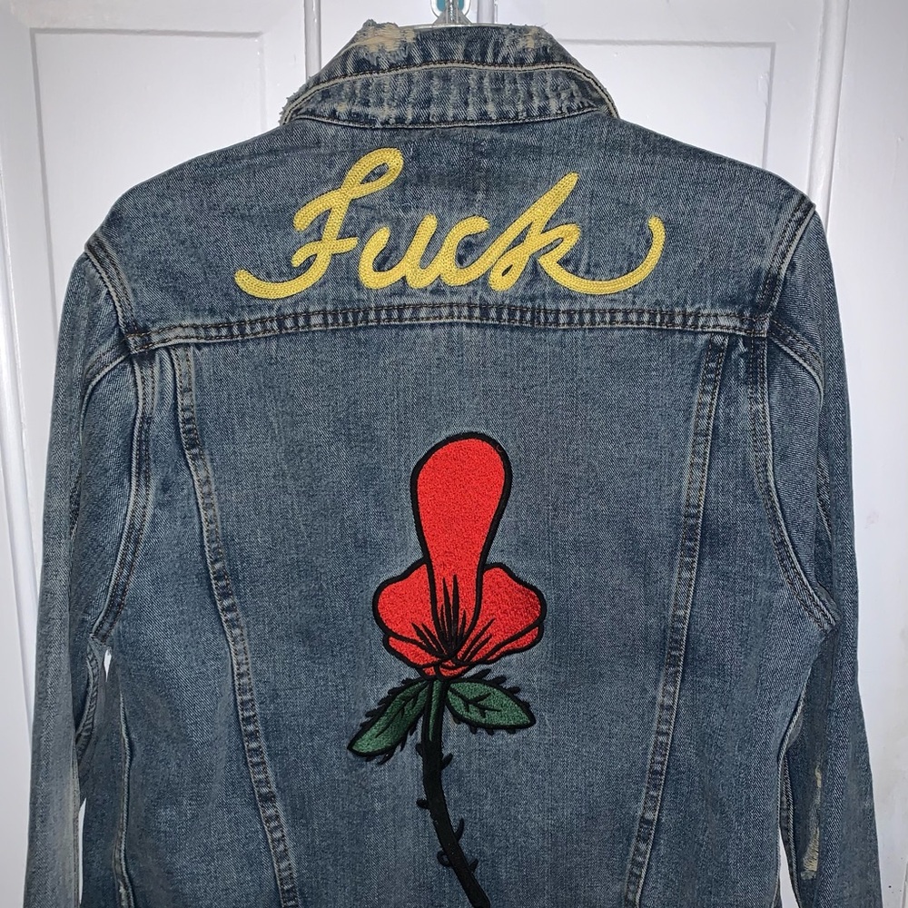 UNIF FU denim jacket